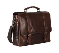 Leonhard Heyden Roma Leder-Aktenmappe 2-Fächer mit Laptopfach 15"