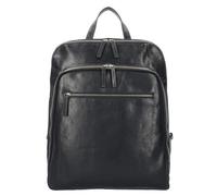Leonhard Heyden Roma Rucksack Leder 40 cm Laptopfach schwarz