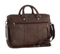 LEONHARD HEYDEN Salisbury Briefcase 2 Compartments Brown