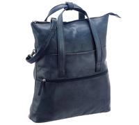 Leonhard Heyden Stockholm Kurzgriff Umhängetasche 39 cm - blau