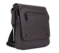 Leonhard Heyden Umhängetasche Laptoptasche mit Laptopfach Cult Messenger Bag M Grey grau