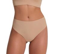 Leonisa Nahtloser High Waist Brazilian Slip Damen - Seamless Tanga aus Mikrofaser, Unsichtbare Unterhose ohne Nähte, Kein Einschneiden, Perfekt unter Engen Kleidern & Leggings