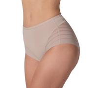 Leonisa Shapewear Bauchweg Damen Slip mit transparenten Tülleinsätzen-Beige-L