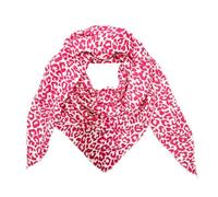 Leopard Dreieck Schal aus 100% Baumwolle Frühling Unisex Uni Fashion Stola Tuch Übergangszeit Italy Sommer Strickschal Strick Tuch Leo (Pink Mini Leo)