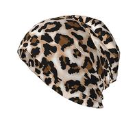 Leopard Winter Beanie Lustige Strickmütze für Männer & Frauen Täglich Strick Kopf Wrap Warm für kaltes Wetter, Leopardenmuster 1, EinheitsgröÃŸe