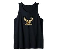 Leopardenmuster High Heels Grafik Tank Top