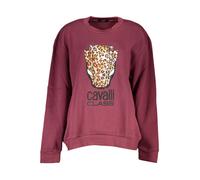 Leopardenmuster Rundhals Sweatshirt L