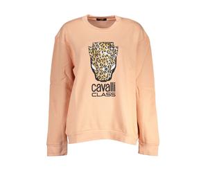 Leopardenmuster Rundhals Sweatshirt L