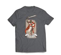 lepni.me Männer T-Shirt Gott Will es! Der Tempelritter, Kreuzritter Kreuz (3XL Graphit Mehrfarben)
