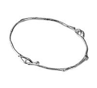 LerijN Armband Damen Silber,925 Silber Armband Für Frauen Silber Gedrehte Kette Sterling Silber Armband Mode Armreif Mit Schnalle Silberkette Glücksschmuck Für Frauen