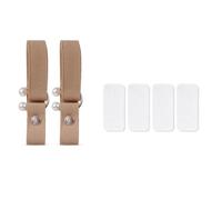Lerpwige 2Pcs Elastic Shoe Laces U Shaped Pearls Elastic Band High Heel Retainers Straps for Women Wedding Parties and Daily Wear Easy Install Accessories