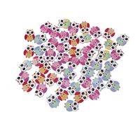 Lerpwige 50/100 Stücke Gemischte Tiere Holzknöpfe 2 Löcher Nähen Handwerk Scrapbooking Sofortige Knöpfe Jean