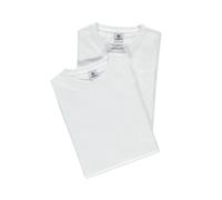 LERROS Rundhals Doppelpack T-Shirt für Herren in Premium Baumwollqualität - White 4XL