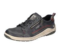 Sneaker LERROS, Damen, Gr. 44, navy, Lederimitat, kontrastfarbene Details, Schuhe Sneaker, Schnürschuh, Freizeitschuh, Halbschuh mit Reißverschluss (34918626-44) navy