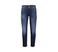 Relax-fit-Jeans LERROS "BAXTER 5-Pocket-Denim im Used-Look, RELAXED FIT", Herren, Gr. 31, Länge 30, dunkelblau, 98% Baumwolle, 2% Elasthan, Jeans, Herren Jeans, Stretchkomfort, Gerader Schnitt (680689