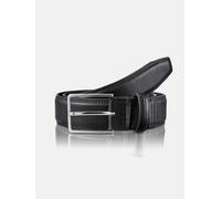 Ledergürtel LERROS "LERROS Basic Gürtel", Herren, Gr. 95, schwarz, Kunstfaser, Gürtel Ledergürtel (58672900-95) schwarz