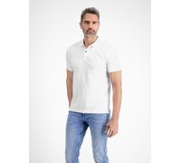 LERROS Basic Herren Poloshirt in klassischer Passform und Piquéqualität - White M