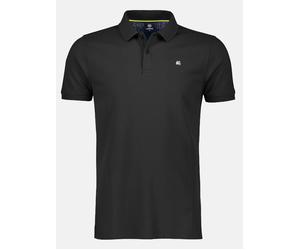 LERROS Basic Poloshirt für Herren - Black 6XL
