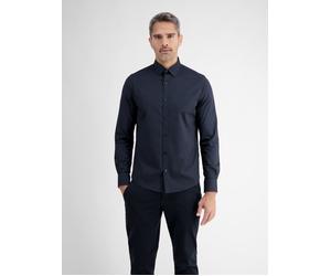LERROS Basic Poplinhemd, Kent-Kragen - Classic Navy S
