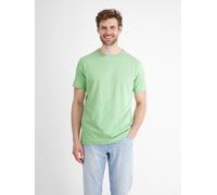 LERROS Basic T-Shirt mit Logostitch, unifarben - Light Peppermint XL