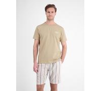 LERROS Baumwoll-T-Shirt mit bequemem Rundhalsausschnitt und Print - Gravel Beige XXXL