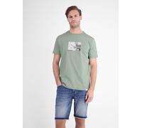 LERROS Baumwoll T-Shirt mit Motiv-Print und bequemem Rundkragen - Bay Green L