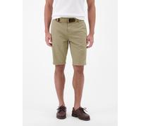 LERROS Bequeme Chino-Bermuda mit Gürtel und Minimalprint - Light Dune Beige 38