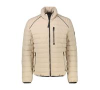 Blouson LERROS, Herren, Gr. XL, gravel beige, Web, Obermaterial: 100% Polyester, normal hüftbedeckend, elastischer Bund, Jacken Blouson, Light Weight mit Reißverschluss und Stehkragen (30708835-XL) gr