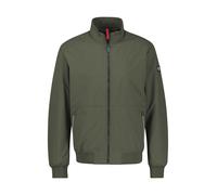 Blouson LERROS, Herren, Gr. XXL, nordic olive, Web, Obermaterial: 100% Polyester, unifarben, bequem hüftbedeckend, Rundhals, Flachstrickbündchen, Jacken Blouson, mit Stehkragen und Reißverschluss (993