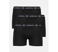 LERROS Boxershorts 3er-Pack aus Stretch-Baumwolle - Black XXL