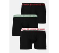 LERROS Boxershorts 3er Pack Mixed Colours - Mix Pack Black/black/black S