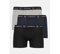 Slip LERROS "LERROS Boxershorts Multicolor 3er Pack", Herren, Gr. L, schwarz (mix pack), 95% Baumwolle, 5% Elasthan, Unterhosen (81985527-L) mix pack