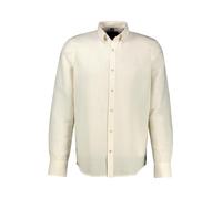 LERROS Herrenhemd Baumwoll-Leinen-Mix 55% Leinen/45% Baumwolle Langarm krempelbar Broken White XL