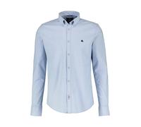 Langarmhemd LERROS "LERROS Oxfordhemd, unifarben" Gr. XXXL, Normalgrößen, blau (light blue) Herren Hemden Langarm (99818425-XXXL)