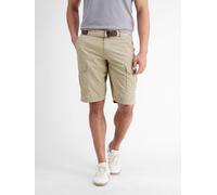 Bermudas LERROS "LERROS Cargo-Bermuda mit Gürtel", Herren, Gr. 36, beige (light dune beige), 100% Baumwolle, Hosen (51509639-36) light dune beige