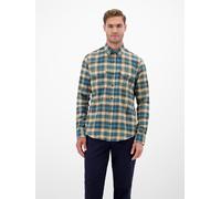LERROS Casual Flanellhemd - weicher Twill, starker Style - Swedish Blue XXXL