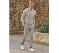 LERROS Chino mit Stretchanteil, Comfort Fit - Mid Grey W32_L34