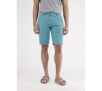 Chinoshorts LERROS "LERROS Chino-Bermuda mit Leinenanteil", Herren, Gr. 40, blau (aqua), 74% Baumwolle, 26% Leinen, Hosen (15238744-40) aqua