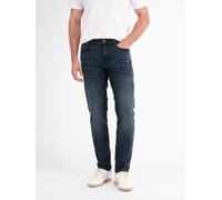 5-Pocket-Jeans LERROS "CONLIN Herrenjeans, 5-Pocket-Style, SLIM FIT, Comfort-Stretch", Herren, Gr. 38, Länge 32, blau (dunkelblau), 98% Baumwolle, 2% Elasthan, Jeans 5-Pocket-Jeans, Enganliegende Herr