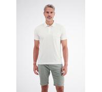 LERROS Cool & Dry Poloshirt, unifarben mit Flachstrickkragen - Broken White M
