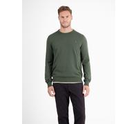 Strickpullover LERROS "LERROS Crewneck Strickpullover" Gr. XL, grün (chilled olive) Herren Pullover (14964207-XL) chilled olive