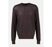 LERROS Dezent gestalteter Strickpullover aus weicher Merinowolle - Timber Brown XXXL
