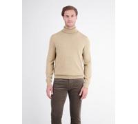LERROS Eleganter Strickpullover mit Rollkragen aus reiner Baumwolle - Gravel Beige Melange L
