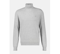 LERROS Eleganter Strickpullover mit Rollkragen aus reiner Baumwolle - Platinum Grey Melange L