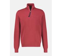 LERROS Eleganter Troyer in 2-Tone-Optik aus Baumwollstrickgewebe - Muted Red S