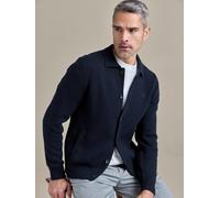 LERROS Feingerippte Strickjacke im Milano-Stil aus reiner Baumwolle - Classic Navy XL