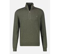 LERROS Flachstrick-Troyer in Großen Größen - Nordic Olive Melange 3XL