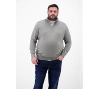 LERROS Flachstrick-Troyer in Großen Größen - Platinum Grey Melange 3XL