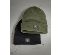 LERROS Flachstrickmütze, doppellagig - Black PCK