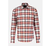 LERROS Flanell-Karohemd für Herren in Großen Größen - Spicy Orange 6XL